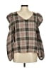 Drew Brown Long Sleeve Blouse Size M - photo 1
