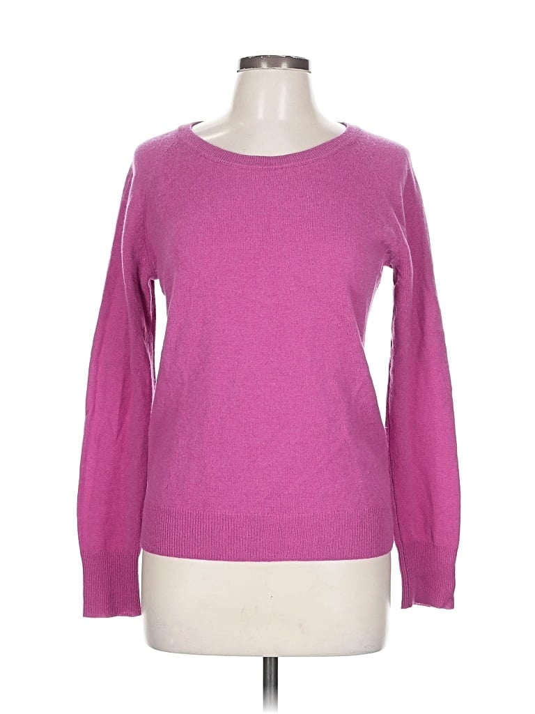 Pre-owned Halogen Cashmere Pullover Sweater In Pink