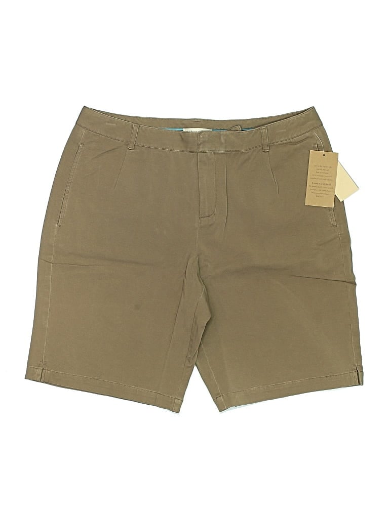 Coldwater Creek Khaki Shorts In Brown