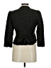 Nanette Lepore 100% Wool Polka Dots Black Gray Wool Blazer Size 8 - photo 2