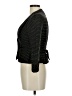 Nanette Lepore 100% Wool Polka Dots Black Gray Wool Blazer Size 8 - photo 5