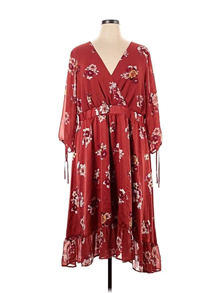 Pre-owned Torrid Casual Dress In Red