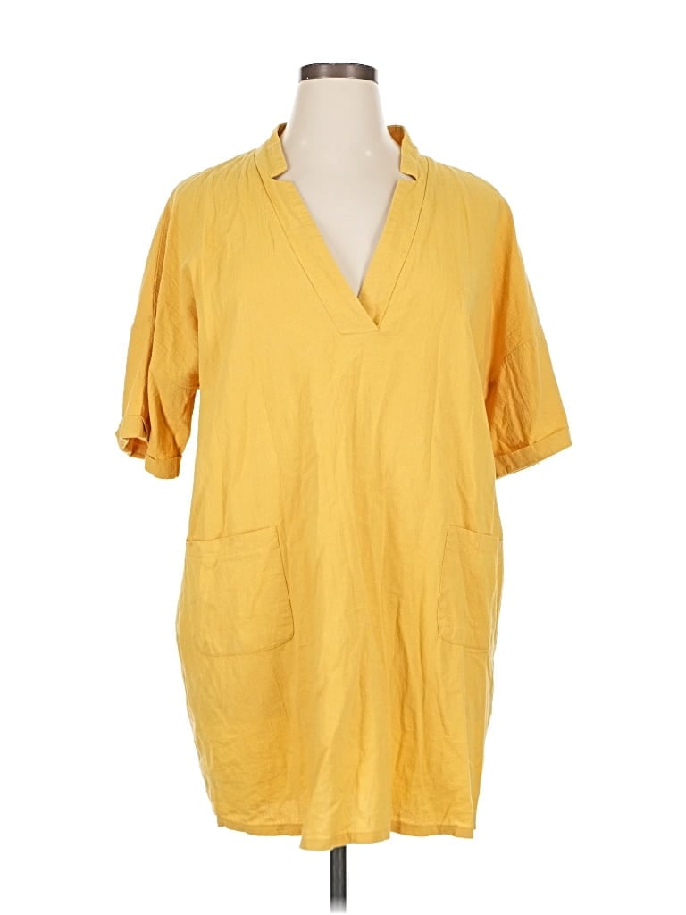 Pre-owned Unbranded Cardigan Sweater In Yellow