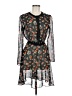 Maje Floral Black Cocktail Dress Size Med (2) - photo 1