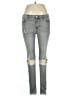 Topshop Hearts Gray Jeans Size 34 waist - photo 1