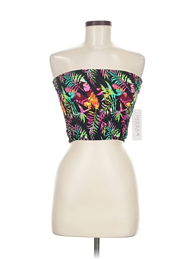 Pre-owned Ingear Tube Top Black Strapless Neckline Tops