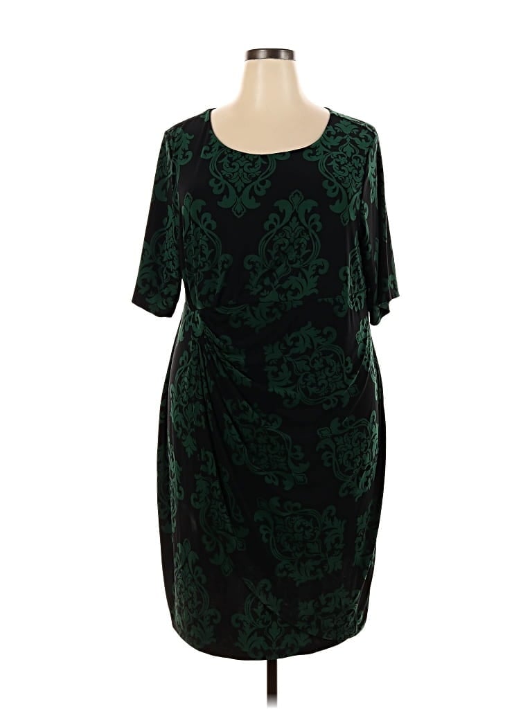 Pre-owned Signature Casual Dress In Green