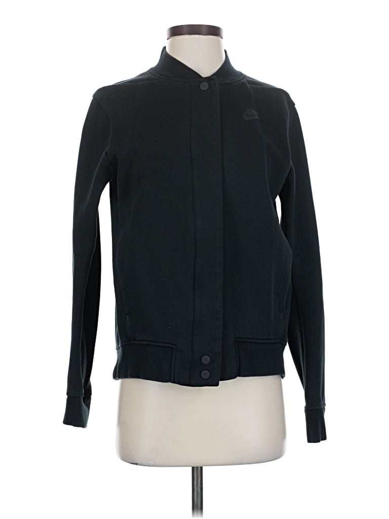 Pre-owned Nike Cardigan Sweater In Black