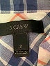 J.Crew Plaid Blue Long Sleeve Button-Down Shirt Size 2 - photo 7