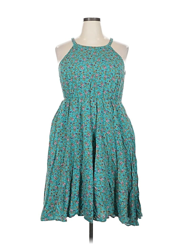 Pre-owned Torrid Casual Dress In Blue