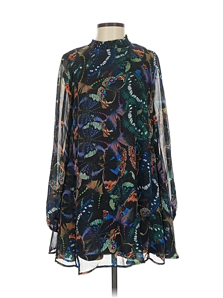 Pre-owned Show Me Your Mumu Cocktail Dress In Blue