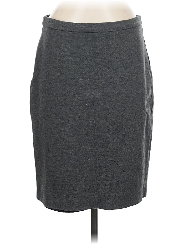 Pre-owned J.crew 365 Casual Skirt In Gray
