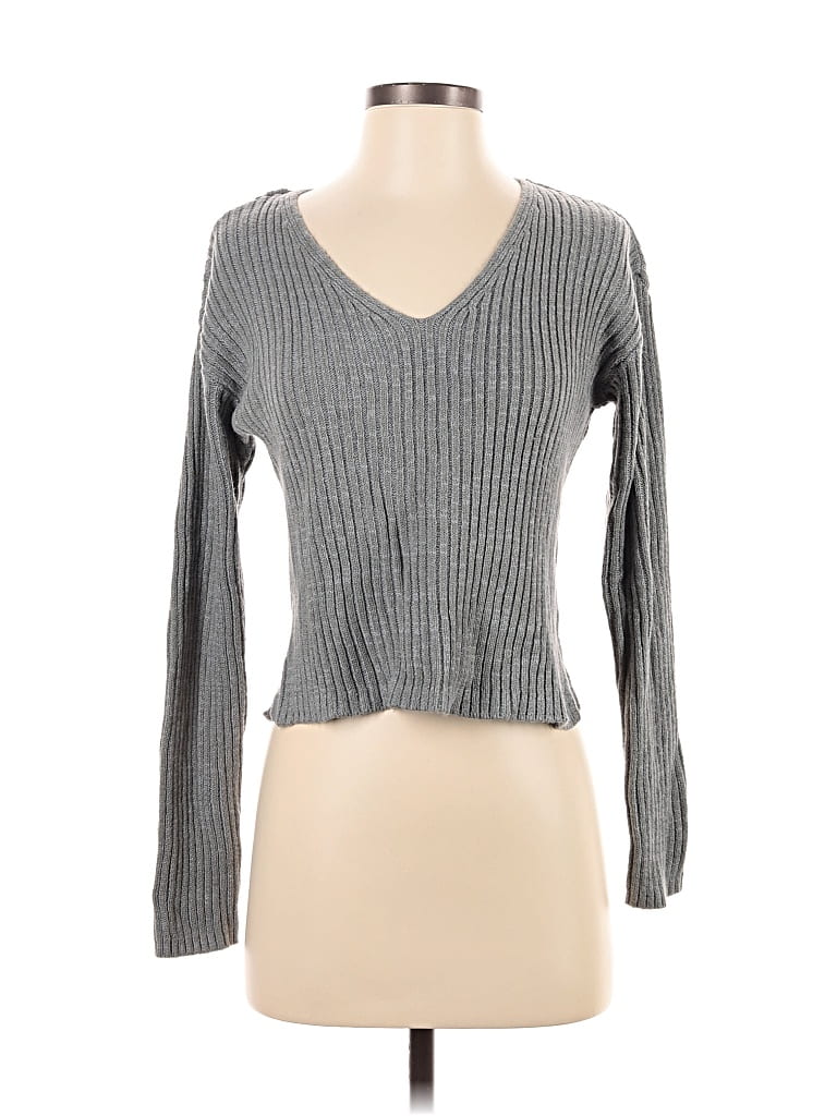 Pre-owned Wild Fable Pullover Sweater In Gray