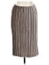 JOA 100% Polyester Stripes Brown Formal Skirt Size L - photo 1