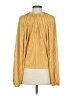 Ramy Brook 100% Polyester Gold Long Sleeve Blouse Size XS - photo 2
