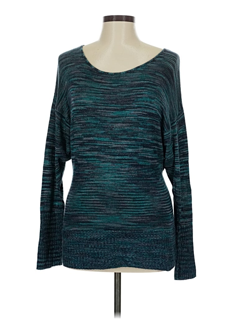 Pre-owned Lucky Brand Pullover Sweater In Blue