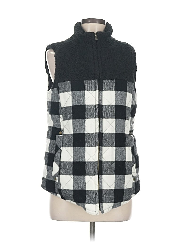 Pre-owned Maurices Vest In Black