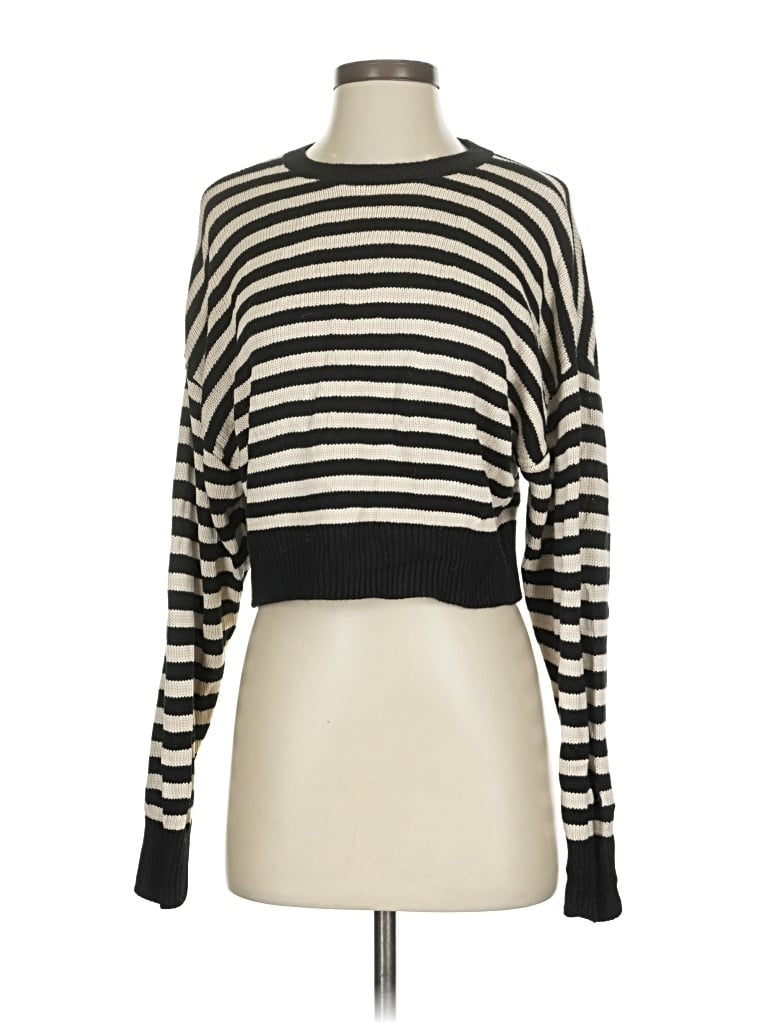 Pre-owned Victoria's Secret Pink Pullover Sweater In Black