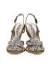 Stella McCartney 100% Satin Gold Green Heels Size EU 37 - photo 2