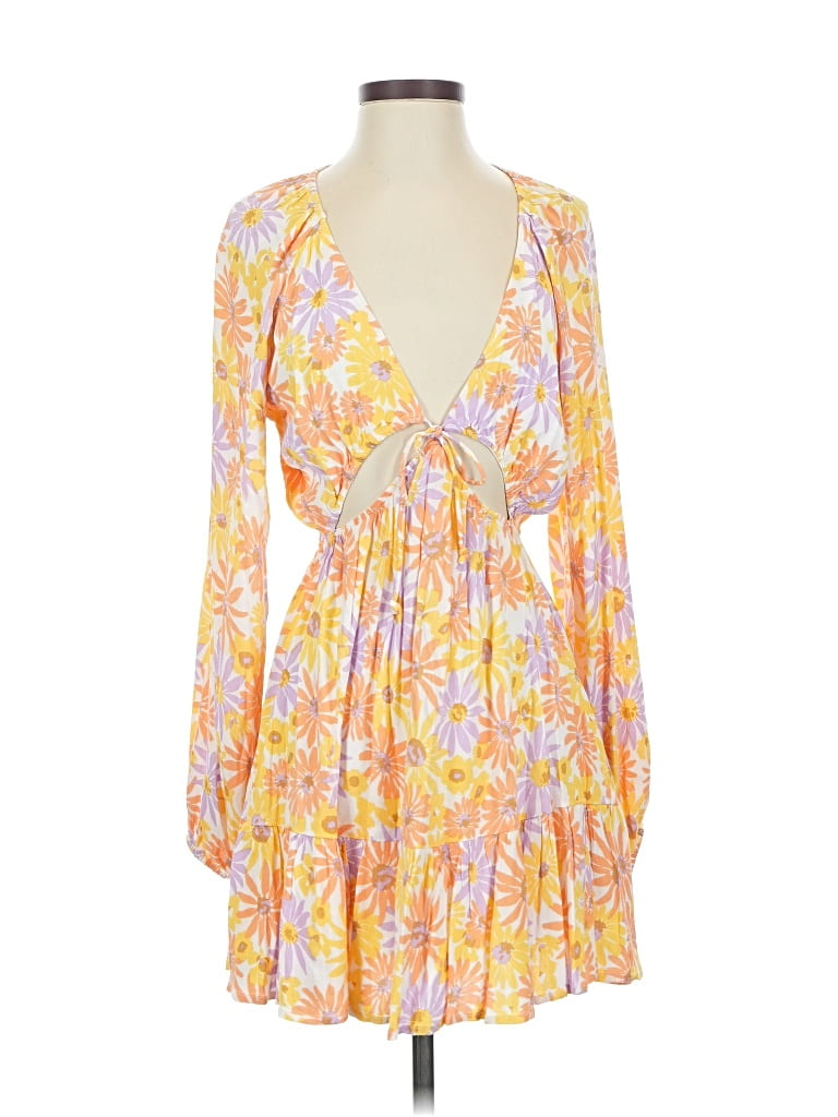 Pre-owned L*space Cocktail Dress In Yellow