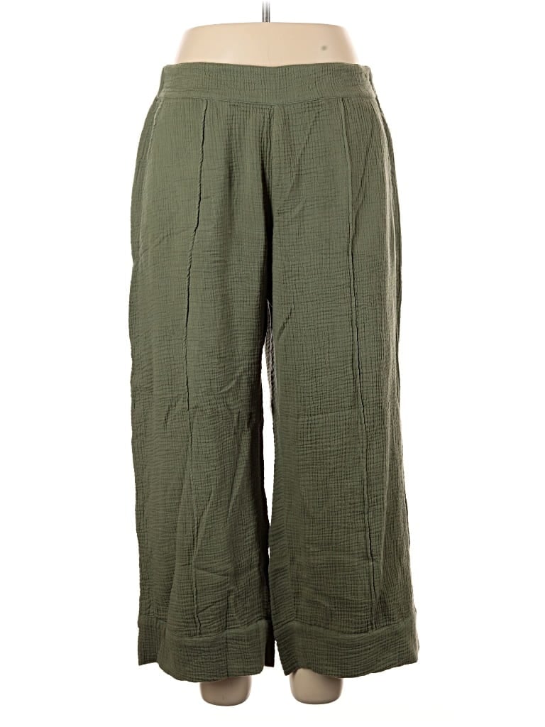 Pre-owned Upwest Casual Pants In Green