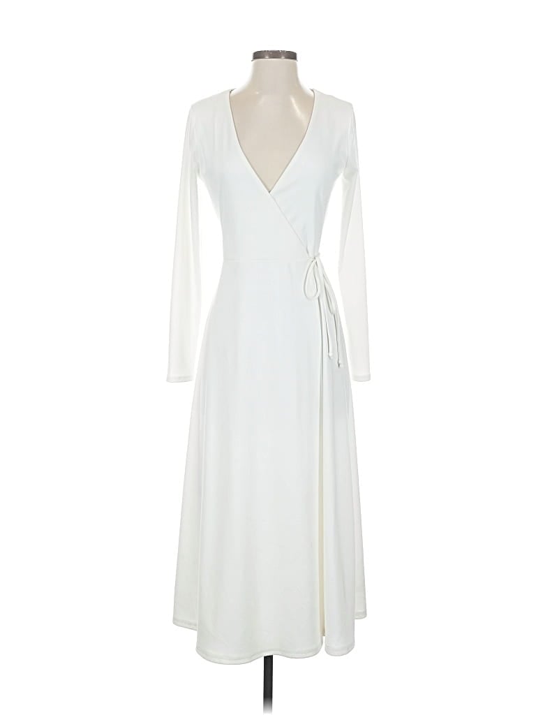 Pre-owned Sage The Label Casual Dress In White