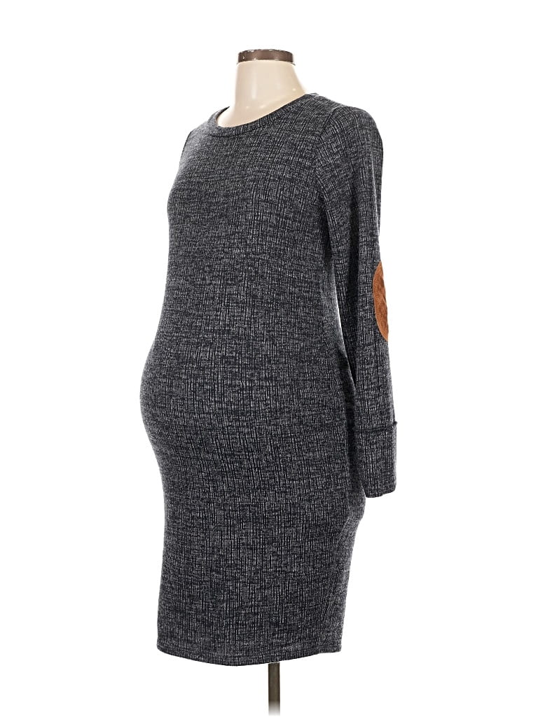 Pre-owned Pink Blush Casual Dress In Gray