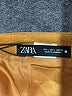Zara 100% Polyester Solid Tan Casual Skirt Size L - photo 3
