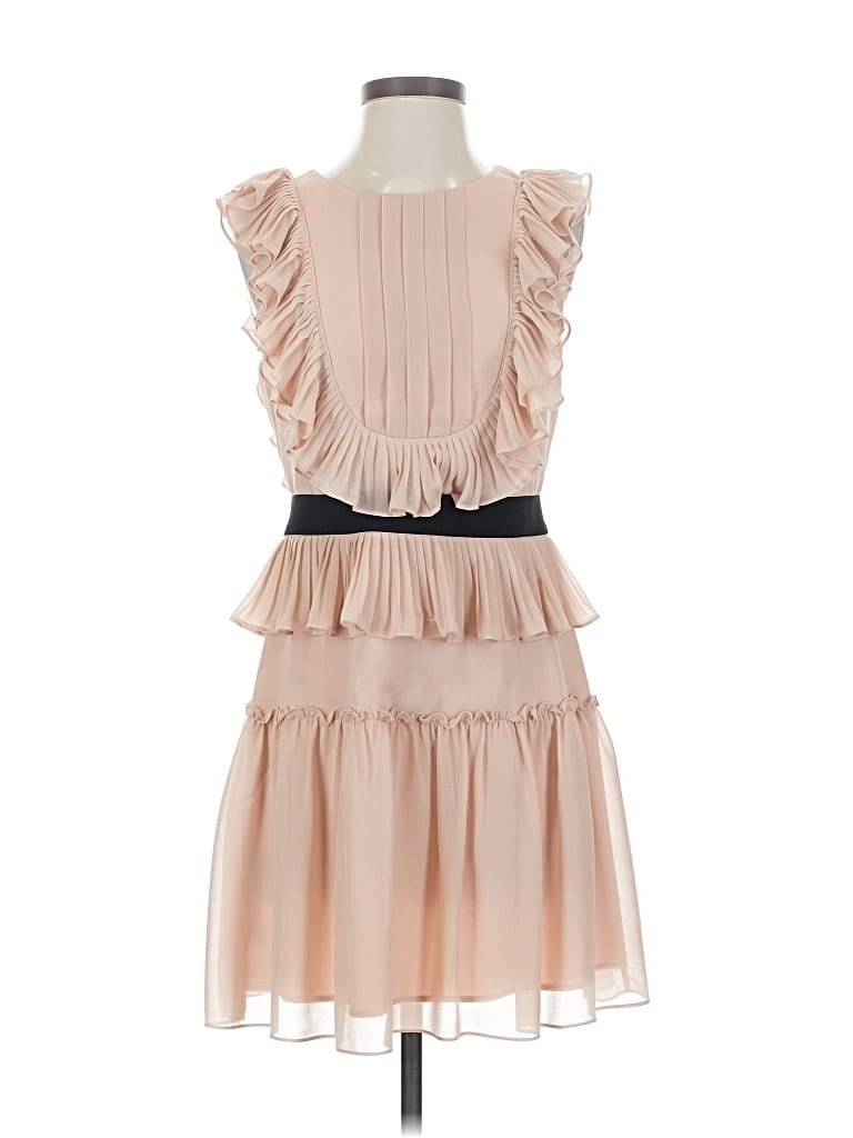 Pre-owned Bcbgmaxazria Cocktail Dress In Brown