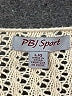 PBJ Sport Stripes Tan Gray Cardigan Size L - photo 7