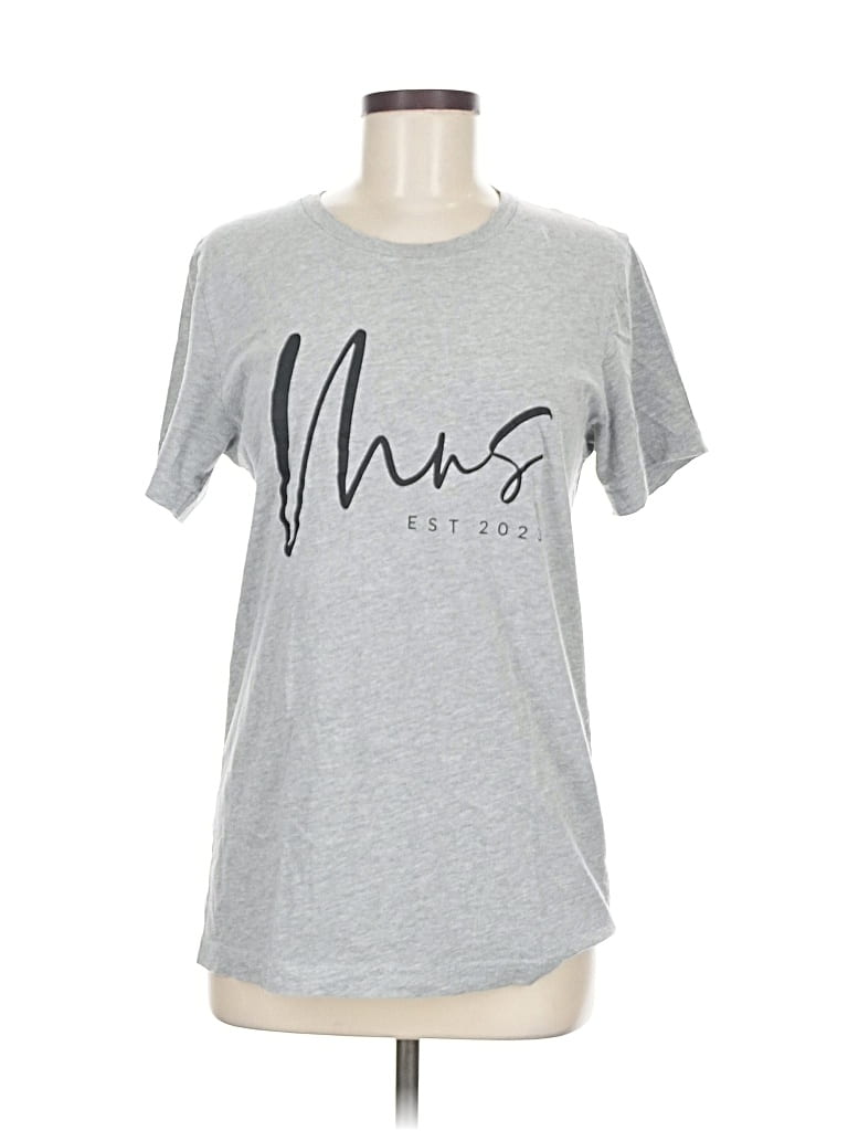 Pre-owned Bella+canvas Short Sleeve T-shirt In Gray