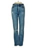 GRLFRND Hearts Blue Jeans Size 24 waist - photo 1