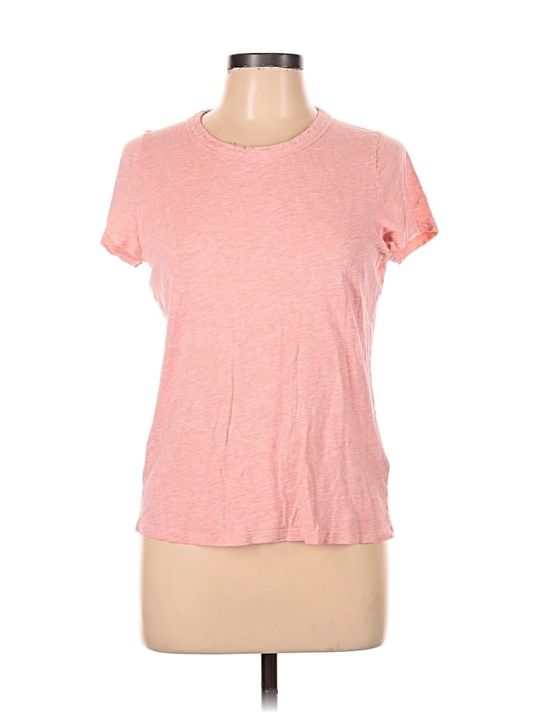 Pre-owned Banana Republic Short Sleeve T-shirt In Pink