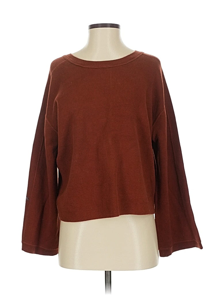 Pre-owned Vince Pullover Sweater In Brown