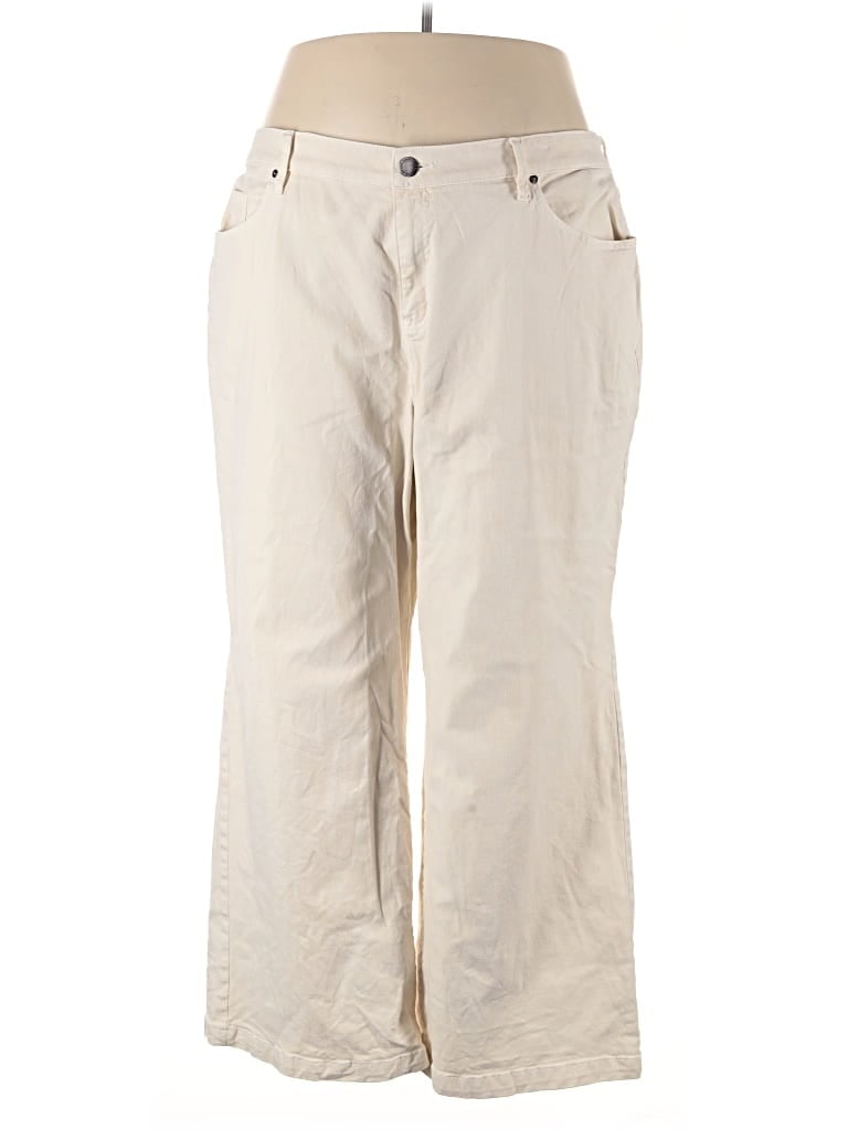Pre-owned Lane Bryant Jeans In White