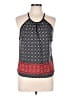 Poetry Black Sleeveless Blouse Size M - photo 1