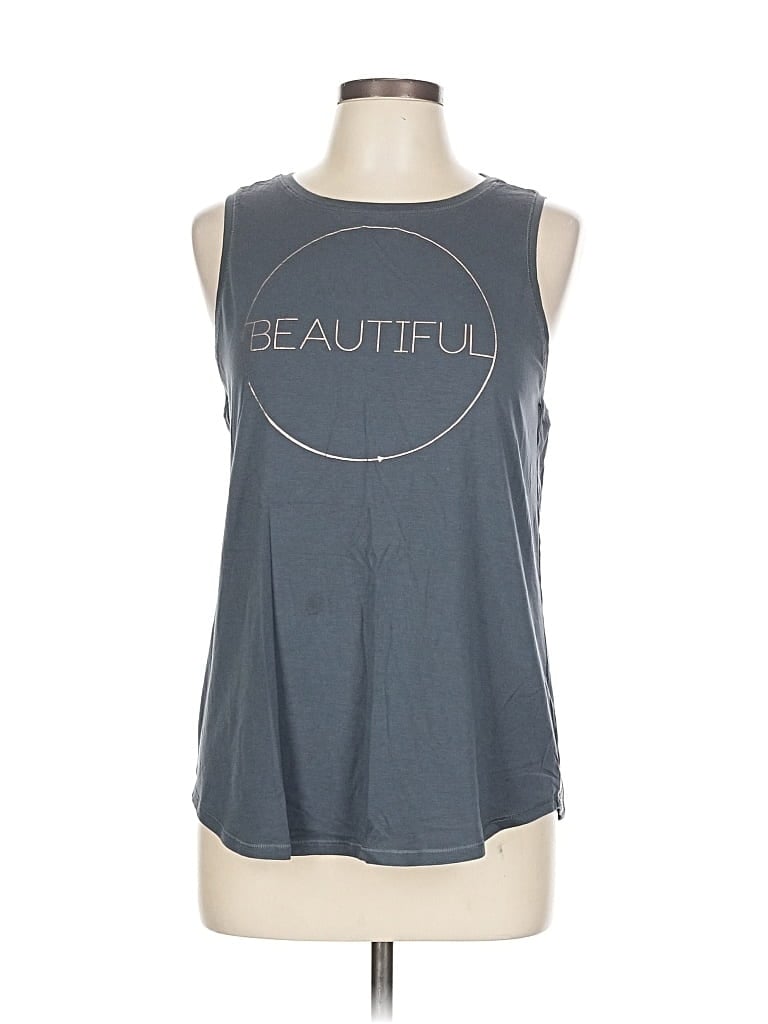 Pre-owned Calia By Carrie Underwood Sleeveless T-shirt In Gray