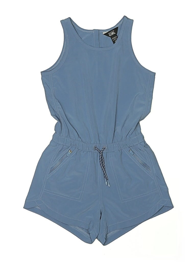 Pre-owned Athleta Girl Kids' Dress In Blue