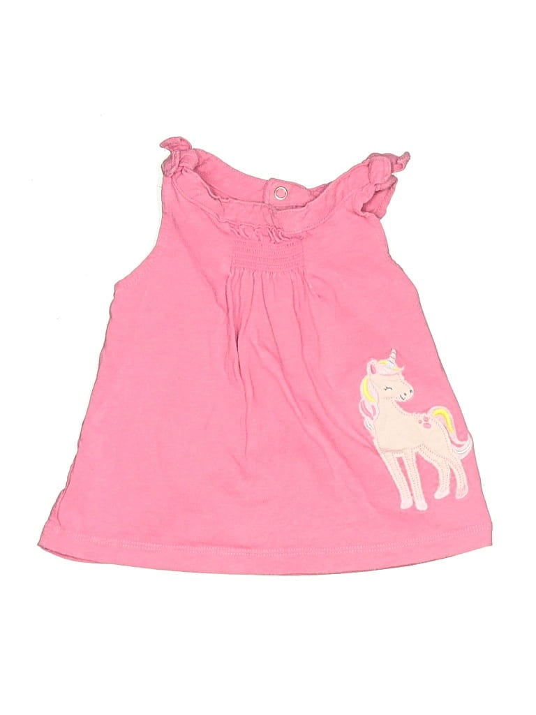 Pre-owned Just One You Made By Carter's Kids' Sleeveless Blouse In Pink