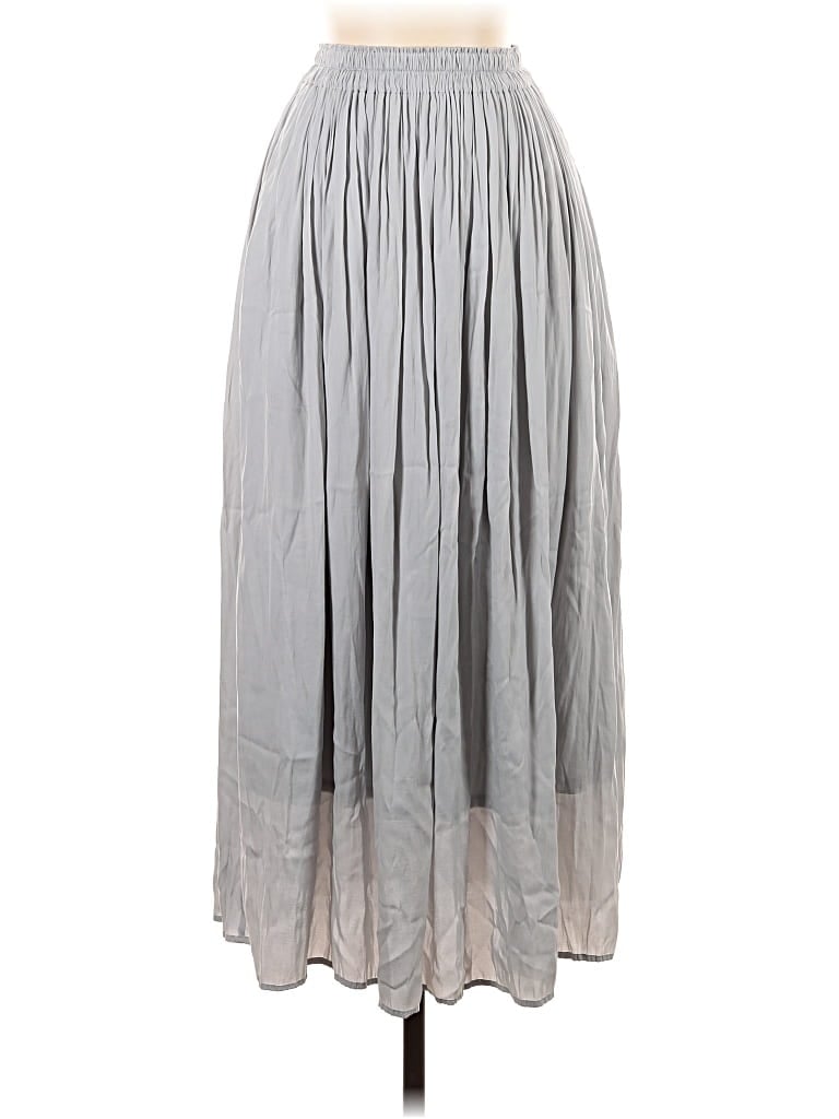 Pre-owned Uniqlo Casual Skirt In Gray