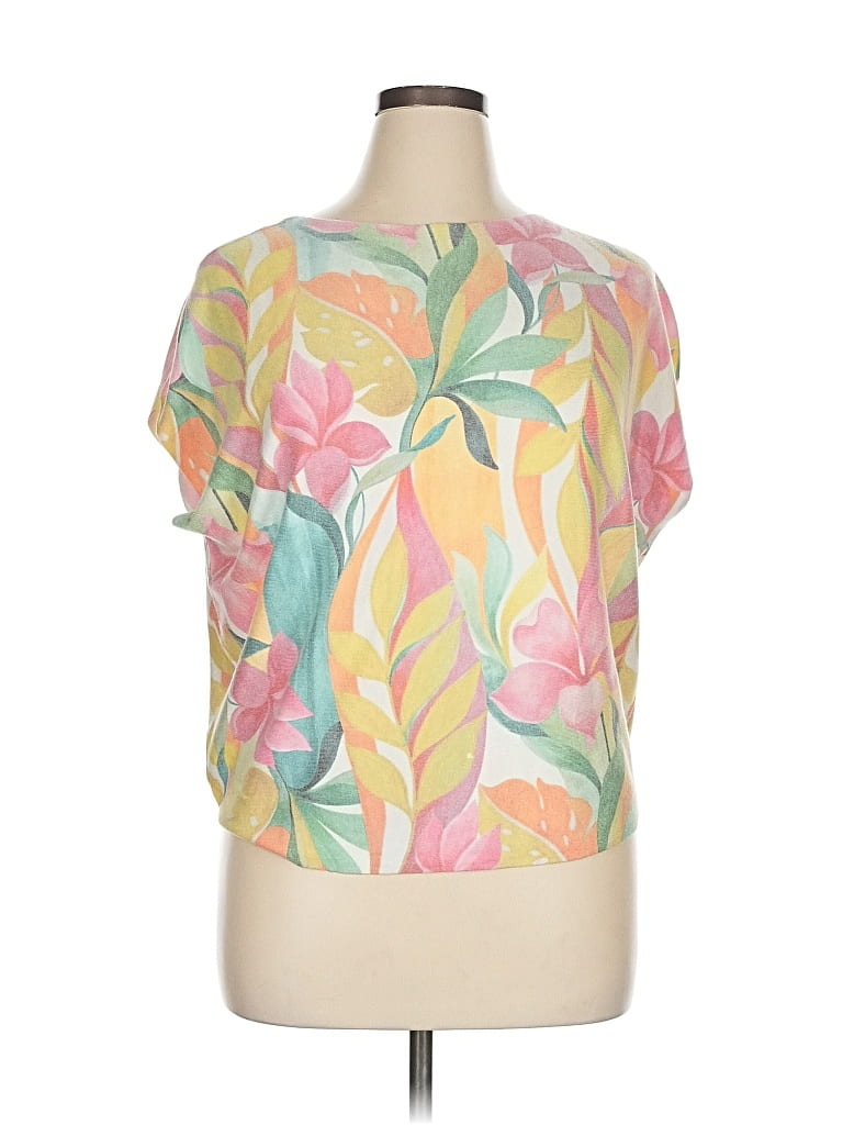 Pre-owned Sioni Short Sleeve Blouse In Pink