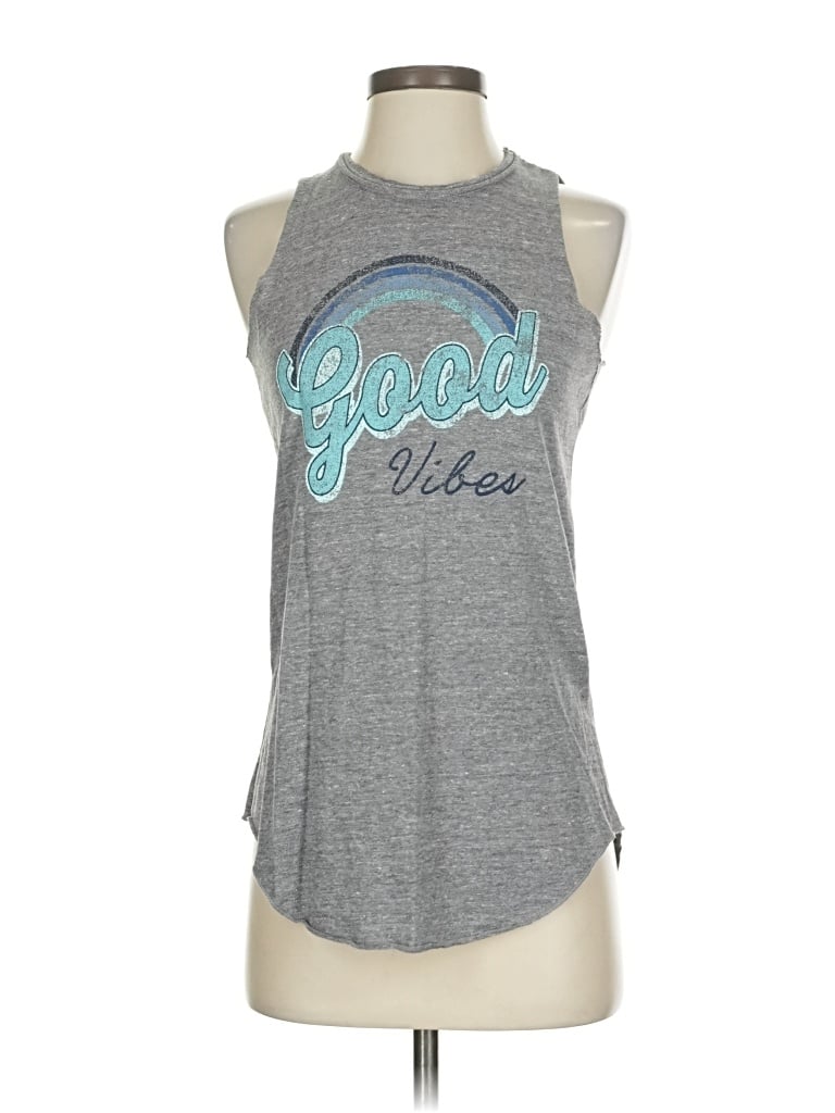 Pre-owned Chaser Sleeveless T-shirt In Gray