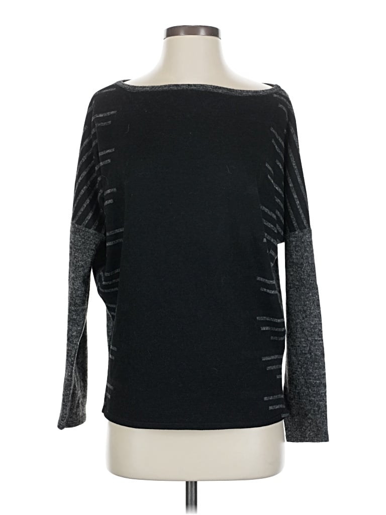 Pre-owned Go Couture Pullover Sweater In Black