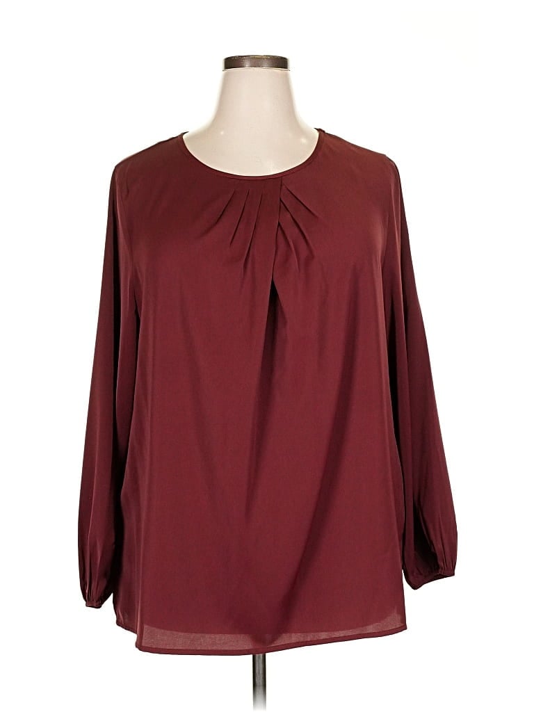 Bloomchic 3/4 Sleeve Blouse In Brown