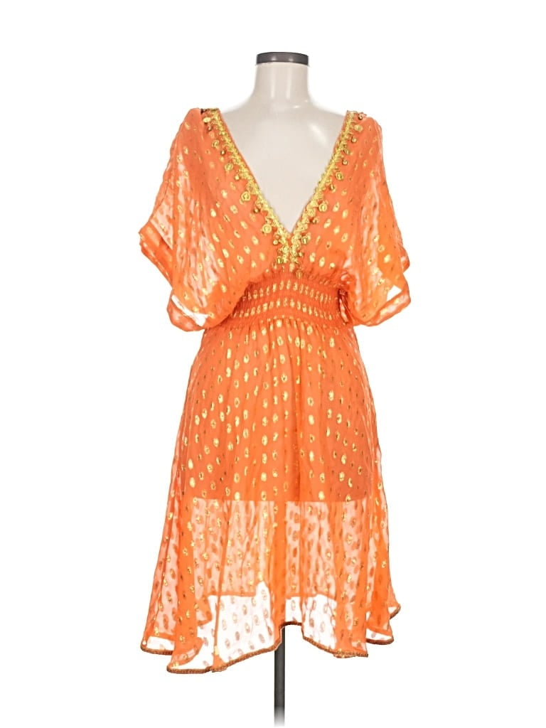 Glamourpuss Nyc Cocktail Dress In Orange