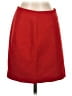 Ann Taylor LOFT Solid Red Wool Skirt Size 0 - photo 1