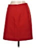 Ann Taylor LOFT Solid Red Wool Skirt Size 0 - photo 2