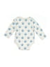 Monica + Andy Print Ivory Long Sleeve Onesie Size 9-12 mo - photo 2