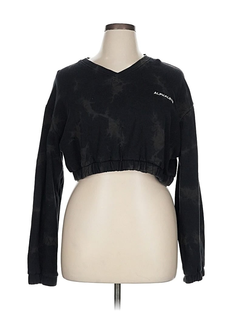 Pre-owned Alphalete Athletics Sweatshirt In Black