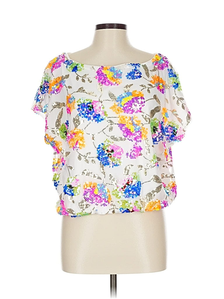 Pre-owned Main Strip Tube Top Ivory Strapless Neckline Tops In White